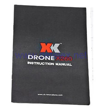 XK-X260 X260-1 X260-2 X260-3 drone spare parts intruction sheet - Click Image to Close